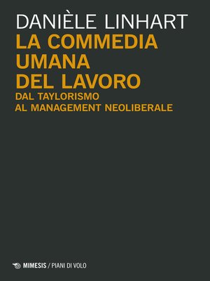 cover image of La commedia umana del lavoro